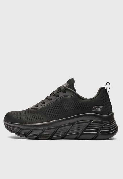 Tenis SKECHERS BOBS Sport B Flex Hi - Flying HI Negro