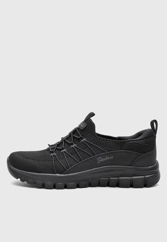 Tenis Lifestyle SKECHERS Graceful - Picture Perfect Negro Skechers