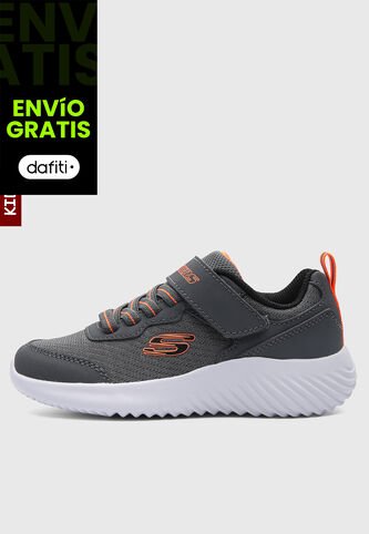 Tenis Running SKECHERS Bounder - Techrox Gris Skechers