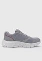 Tenis Training Gris-Blanco-Rojo Skechers Go Walk Flex de Skechers