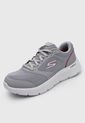 Tenis Training Gris-Blanco-Rojo Skechers Go Walk Flex de Skechers