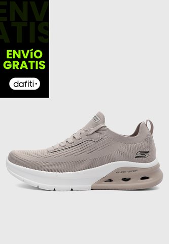 Tenis Lifestyle SKECHERS Bobs Arc Waves 20 Taupe Skechers