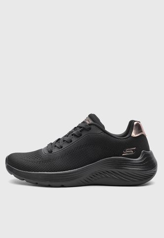 Tenis Lifestyle SKECHERS Bobs Squad Waves - Current Look Negro Skechers