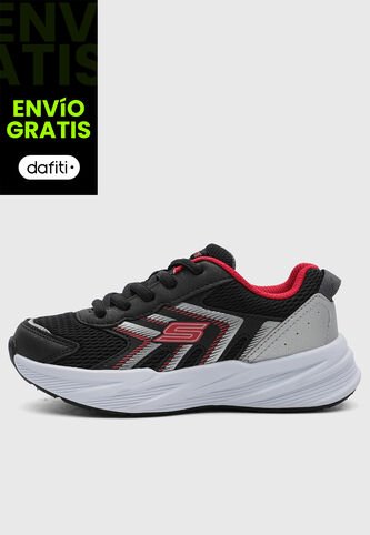 Tenis Lifestyle SKECHERS Microspec Tread Negro Skechers