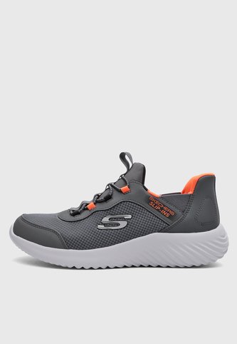 Tenis Lifestyle SKECHERS Bounder Brisk Burst Gris Skechers