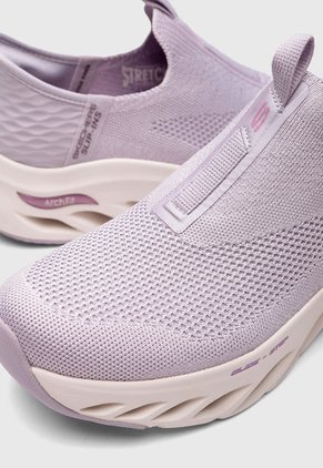 Tenis SKECHERS Arch Fit Glide Step - New League Lila