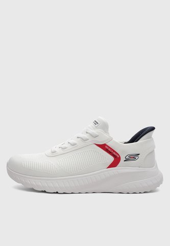 Tenis Lifestyle SKECHERS Bobs Squad Chaos -  Solid Step Blanco Skechers