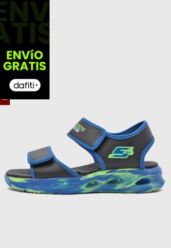 Sandalias Lifestyle SKECHERS S Lights Sola Glow Negro Skechers