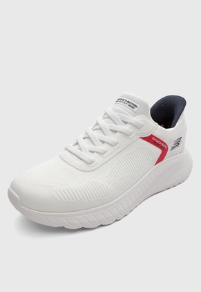 Tenis Lifestyle SKECHERS Bobs Squad Chaos -  Solid Step Blanco