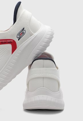 Tenis Lifestyle SKECHERS Bobs Squad Chaos -  Solid Step Blanco