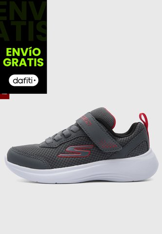 Tenis Lifestyle SKECHERS Boys Selectors Gris Oscuro Skechers