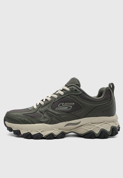 Tenis Outdoor SKECHERS Arch Fit Akhidime - Rindge Verde Oliva