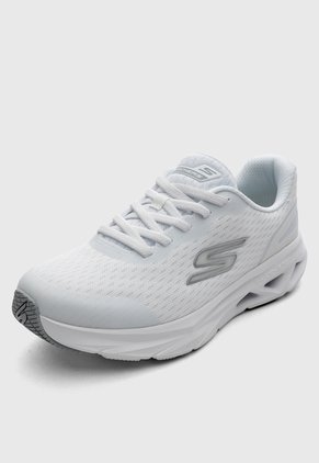Tenis Running SKECHERS Glide Step Vortex - Avalin Blanco