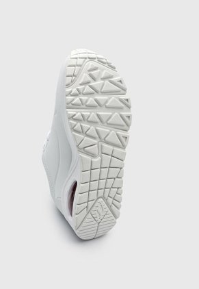 Tenis Lifestyle Blanco-Rojo-Magenta Skechers Uno - Apread The Love