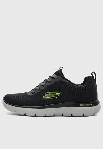 Tenis Lifestyle SKECHERS Summits - Eckler Negro Skechers