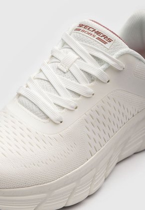 Tenis SKECHERS BOBS B Flex Hi - Lateral Force Blanco