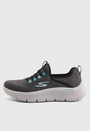 Tenis Lifestyle Negro-Azul Skechers GOwalk Flex - Lucy