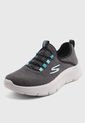 Tenis Lifestyle Negro-Azul Skechers GOwalk Flex - Lucy de Skechers