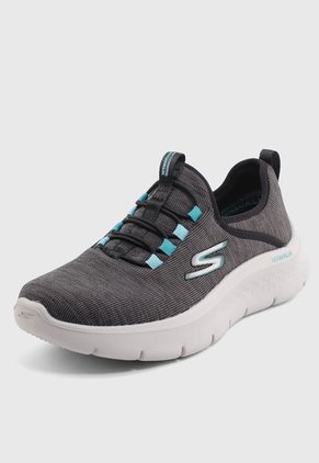 Tenis Lifestyle Negro-Azul Skechers GOwalk Flex - Lucy