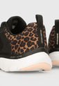 Tenis Running Negro-Animal Print-Blanco Skechers Flex Appeal 4.0 Wild Ballad de Skechers