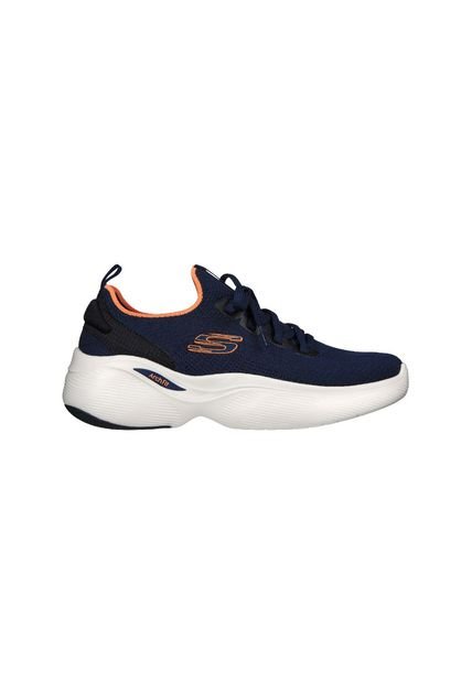 Tenis Skechers Hombre Arch Fit Infinity - Stormlight Azul - Naranja