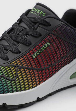 Tenis Lifestyle Negro-Multicolor Skechers Eye Catching