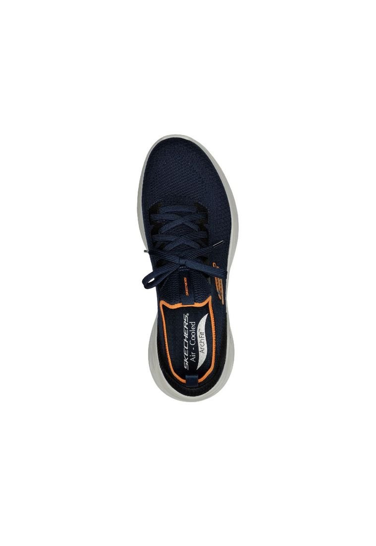 Tenis Skechers Hombre Arch Fit Infinity Stormlight Azul Naranja Compra Ahora Dafiti Colombia