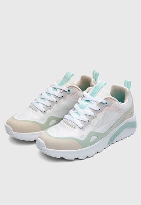 Tenis SKECHERS Uno Lite - Colour Pops Blanco
