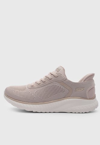 Tenis Lifestyle SKECHERS BOBS Squad Chaos - Current Muse Taupe Skechers