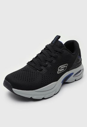 Tenis Lifestyle Negro-Gris-Azul Skechers Skech-Air Ventura