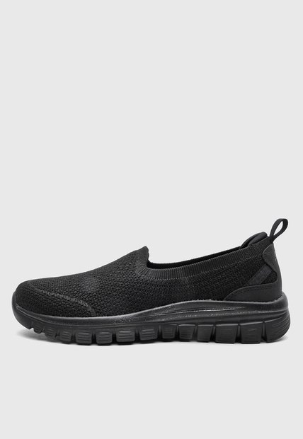 Tenis Lifestyle SKECHERS Graceful - Breezestep Negro