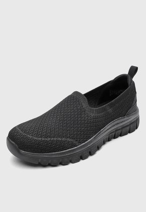 Tenis Lifestyle SKECHERS Graceful - Breezestep Negro