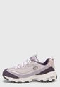 Tenis Lifestyle Lila-Beige-Violeta Skechers D'Lites - Cool Change de Skechers