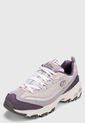 Tenis Lifestyle Lila-Beige-Violeta Skechers D'Lites - Cool Change de Skechers