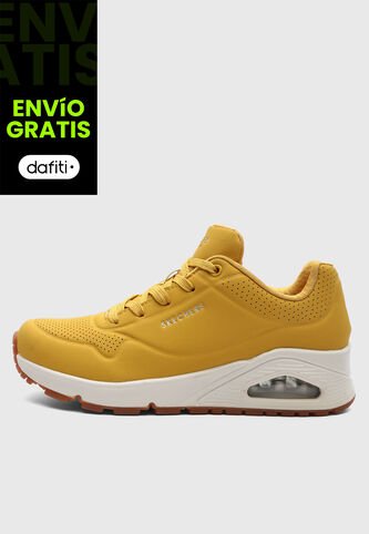Tenis SKECHERS Uno  Mostaza Skechers