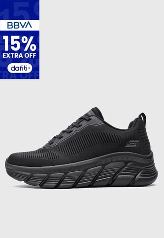 Tenis SKECHERS Bobs B Flex Hi Negro Skechers