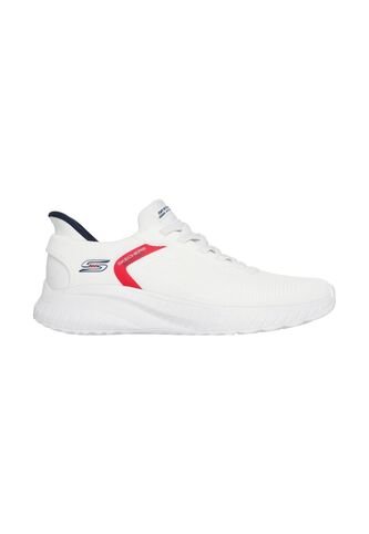 Tenis Skechers Hombre Bobs Squad Chaos Memory Foam Blanco Skechers
