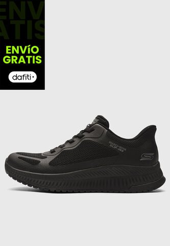 Tenis Lifestyle SKECHERS Slip Ins: BOBS Squad 4 Negro Skechers