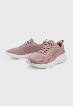 Tenis Training Rosa-Marfil Skechers Bobs Squad Chaos