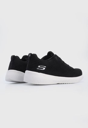 Tenis Running Negro-Marfil Skechers Squad