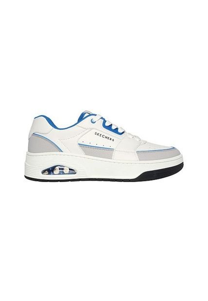 Tenis SKECHERS Para HOMBRE UNO COURT - LOW-POST Color Blanco Y Azul