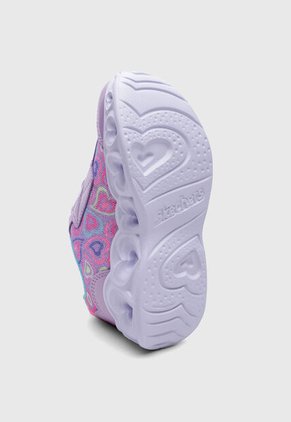 Tenis Lifestyle SKECHERS Heart Lights Violeta