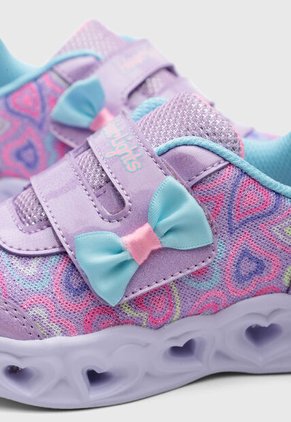 Tenis Lifestyle SKECHERS Heart Lights Violeta