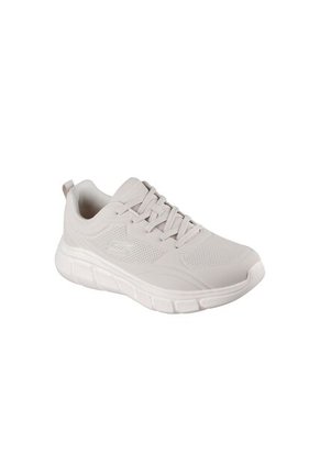 Tenis Skechers Hombre Bobs B Flex Memory Foam Blanco Crema