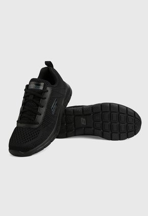Tenis Training Negro Skechers Track - Moulton
