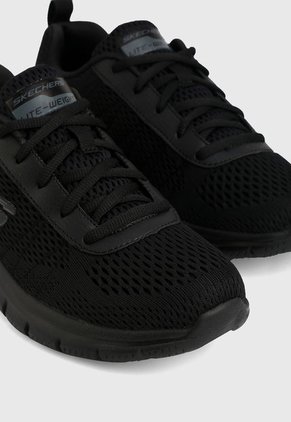 Tenis Training Negro Skechers Track - Moulton