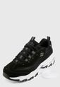 Tenis Lifestyle Negro-Blanco Skechers D`lites de Skechers