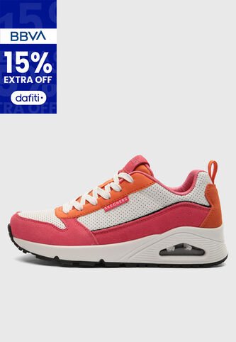 Tenis SKECHERS Uno - 2 Much Fun Blanco Skechers