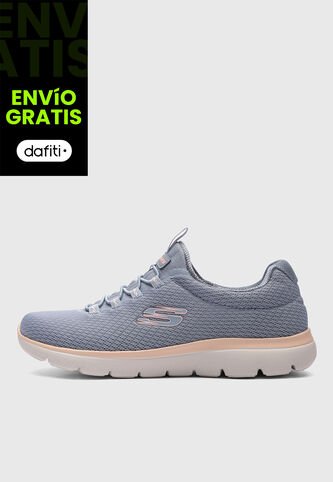 Tenis Lifestyle SKECHERS Summits - Summer Blush Azul Skechers