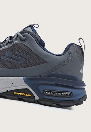 Tenis de Senderismo Gris-Azul-Negro Skechers Max Protect- Liberated
